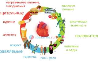 Факторы риска болезней сердца и сосудов: врожденные, приобретенные, управляемые